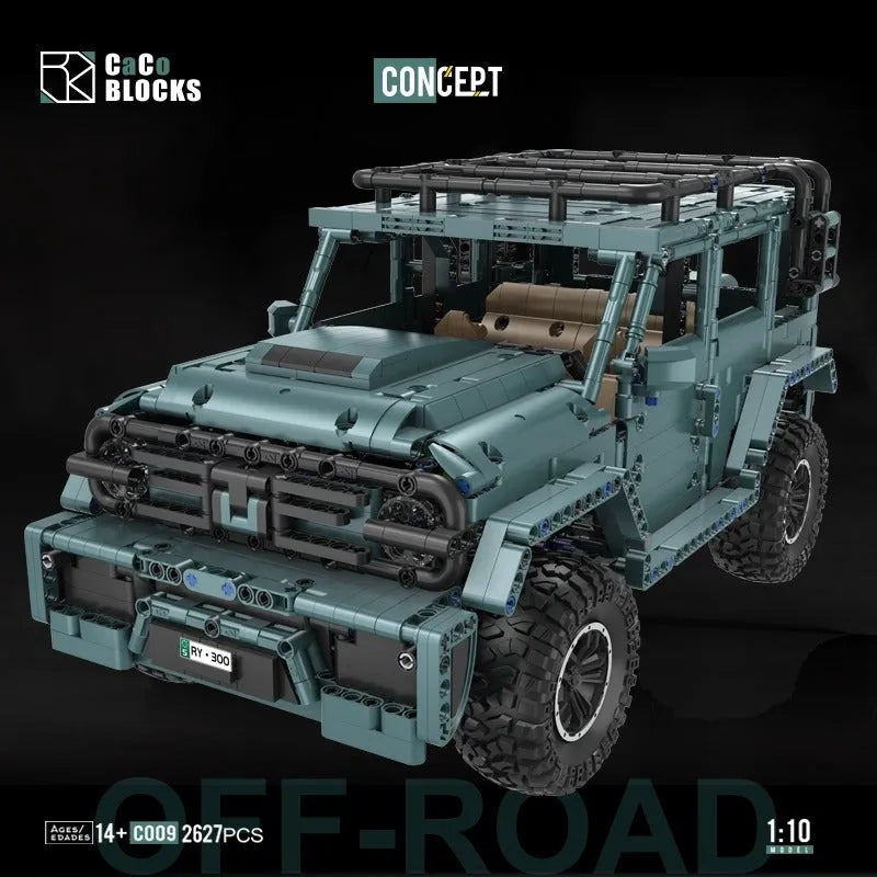 Building Blocks MOC C009 RC Concept RY300 Off Road Vehicle SUV Bricks Toy Construction Set Toys - 7
