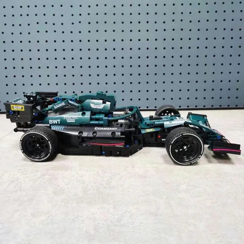 Building Blocks MOC C014 RC Concept F1 Formula One Racing Car Bricks Toy Construction Set Toys - 7