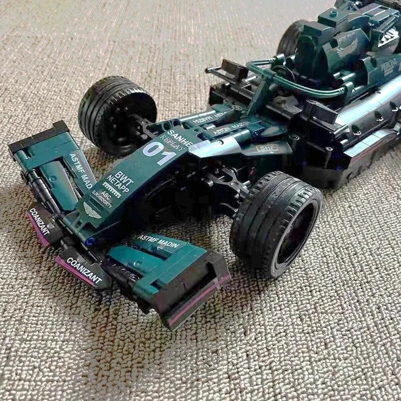 Building Blocks MOC C014 RC Concept F1 Formula One Racing Car Bricks Toy Construction Set Toys - 8