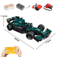 Thumbnail for Building Blocks MOC C014 RC Concept F1 Formula One Racing Car Bricks Toy - 1