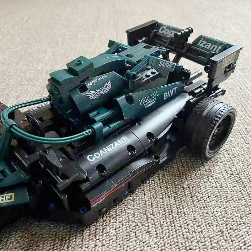 F1 Bricks Rc MOC C014 RC Concept F1 Racing Car Building Blocks