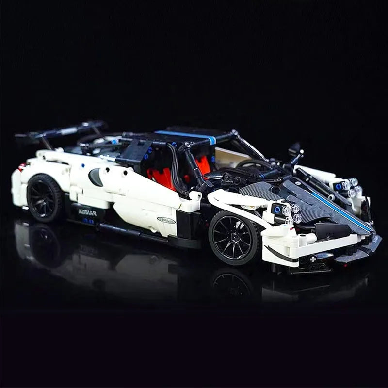 Building Blocks MOC C017 Motorized RC Concept Pagani Roadster Bricks Toys - 9