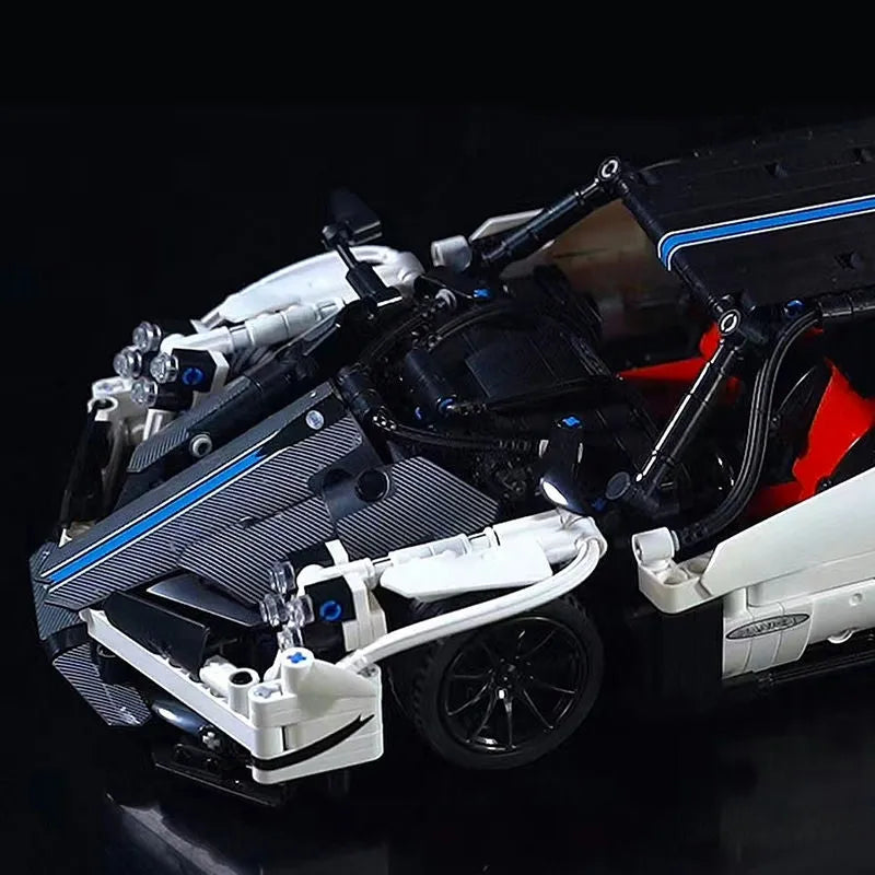 Building Blocks MOC C017 Motorized RC Concept Pagani Roadster Bricks Toys - 11