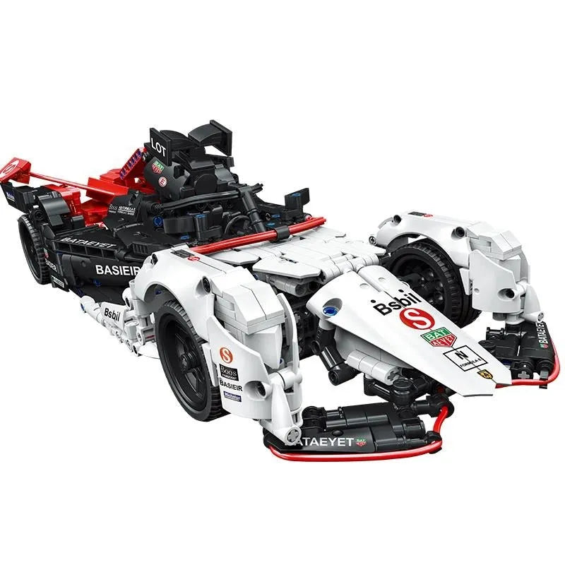 Building Blocks MOC C018 Concept RC Formula E Electric Racing Car Bricks Toys - 1