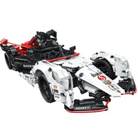 Thumbnail for Building Blocks MOC C018 Concept RC Formula E Electric Racing Car Bricks Toys - 1