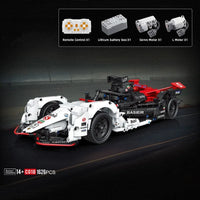 Thumbnail for Building Blocks MOC C018 Concept RC Formula E Electric Racing Car Bricks Toys - 4
