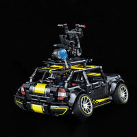 Thumbnail for Building Blocks MOC C020 RC Motorized Safety Mini Sports Car F56 Bricks Toy - 4