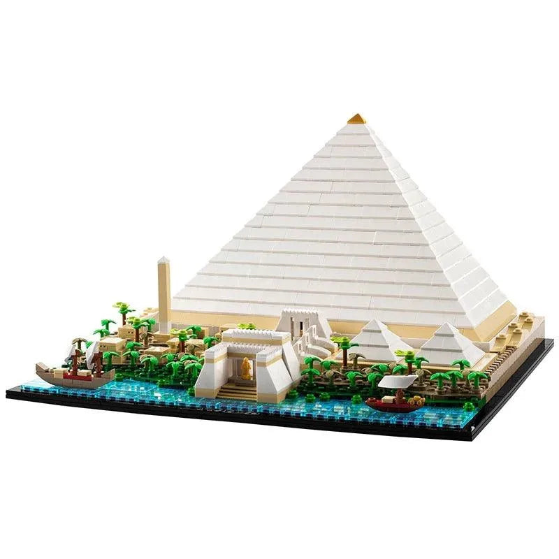 Building Blocks City Architecture MOC The Great Pyramid of Giza Bricks Toy - 1