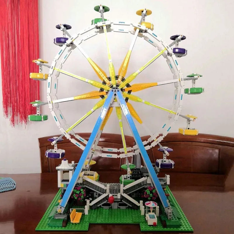 Building Blocks City Creator Expert 15012 Motorized Ferris Wheel Bricks Toy - 10