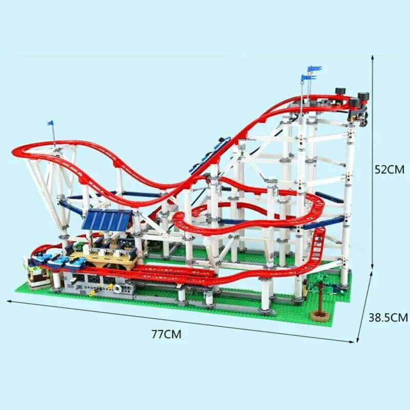 Building Blocks City Creator Experts MOC Roller Coaster Bricks Toys 15039 - 2