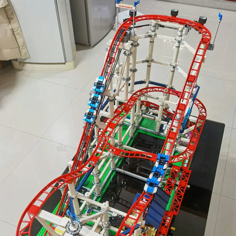 Building Blocks City Creator Experts MOC Roller Coaster Bricks Toys 15039 - 5