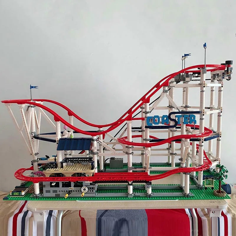 Building Blocks City Creator Experts MOC Roller Coaster Bricks Toys 15039 - 10