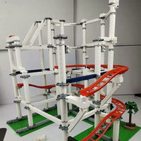 Thumbnail for Building Blocks City Creator Experts MOC Roller Coaster Bricks Toys 15039 - 9