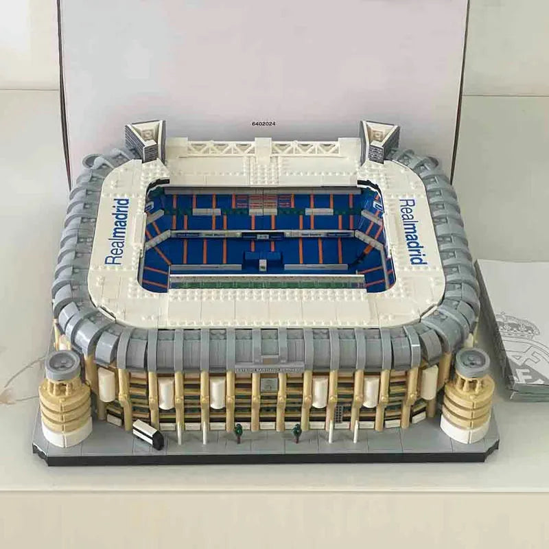 Building Blocks MOC City Expert Real Madrid Football Stadium Bricks Toy - 1