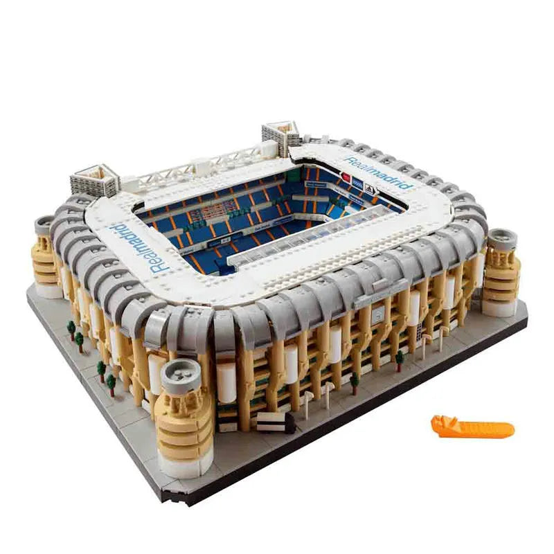 Building Blocks MOC City Expert Real Madrid Football Stadium Bricks Toy - 11