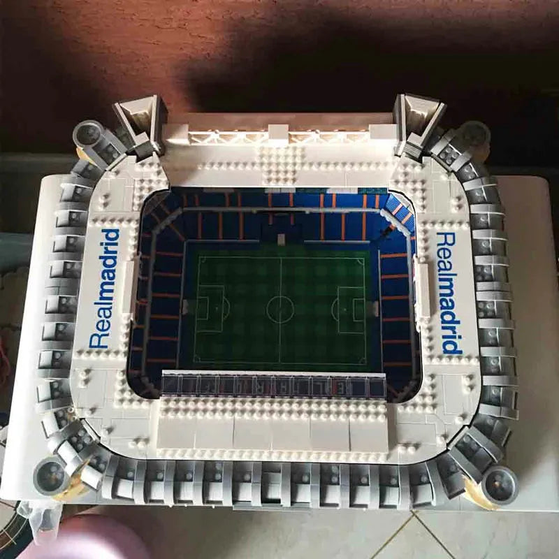Building Blocks MOC City Expert Real Madrid Football Stadium Bricks Toy - 5