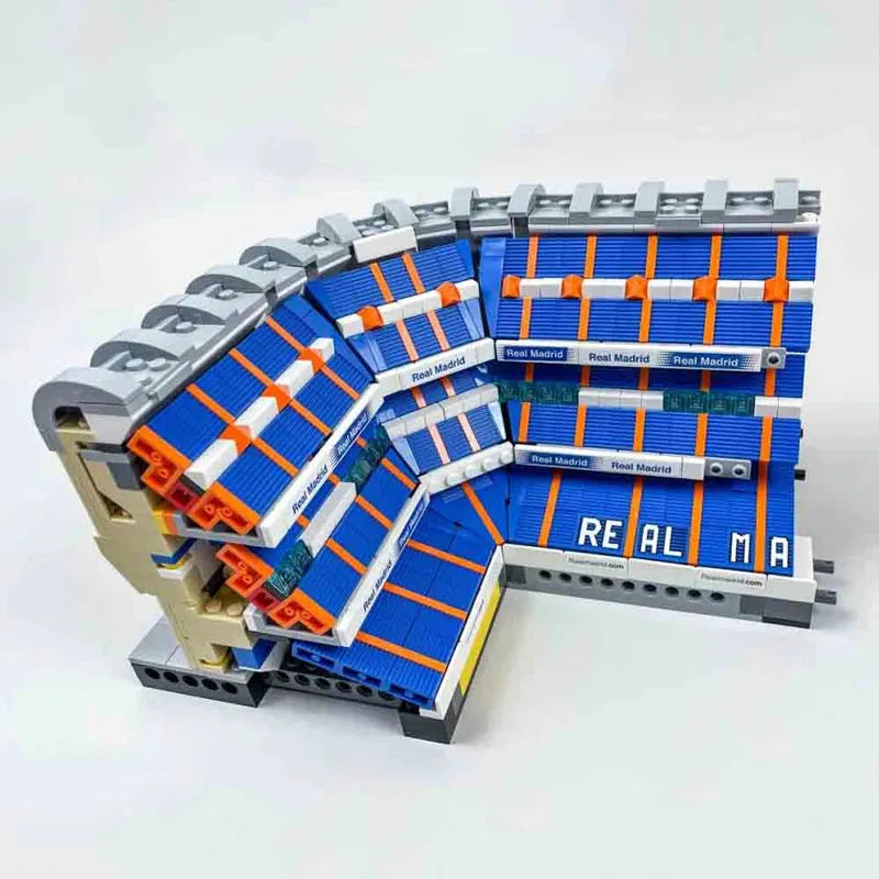 Building Blocks City Expert MOC Real Madrid Football Stadium Bricks Toys - 14