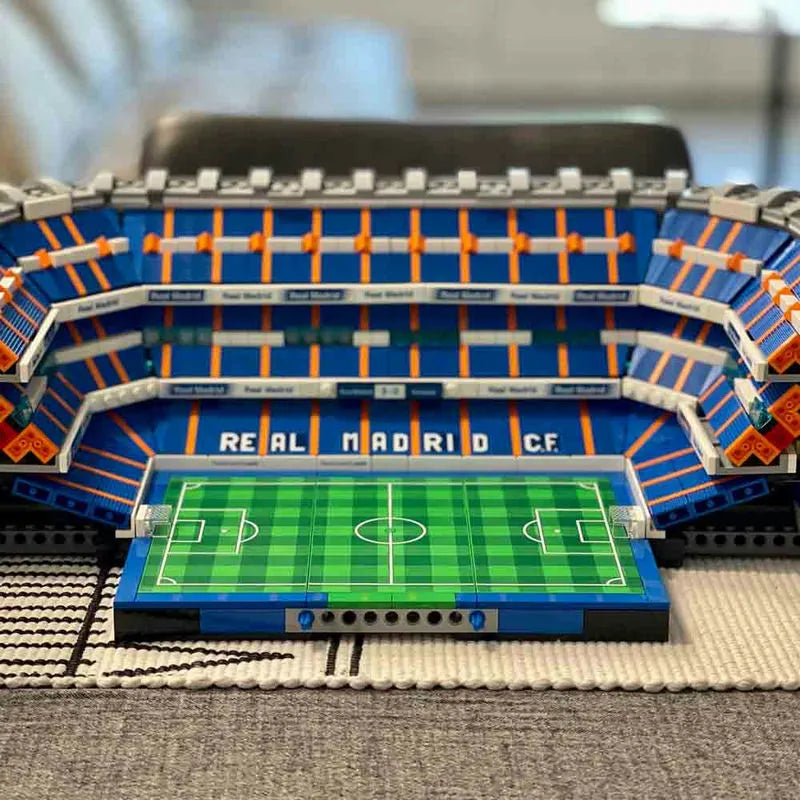 Building Blocks City Expert MOC Real Madrid Football Stadium Bricks Toys - 4