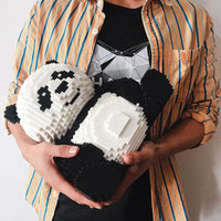 Thumbnail for Building Blocks City Experts MOC Cute Panda MINI Bricks Kids Toys Construction Set Toys - 8