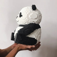Thumbnail for Building Blocks City Experts MOC Cute Panda MINI Bricks Kids Toys - 9