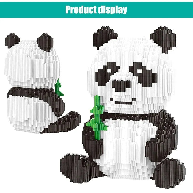 Building Blocks City Experts MOC Cute Panda MINI Bricks Kids Toys Construction Set Toys - 5
