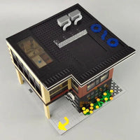 Thumbnail for Building Blocks City Street MOC Modern Coffee Shop Bricks Toys 5208 Construction Set Toys - 13