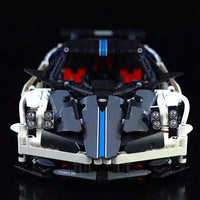 Thumbnail for Building Blocks MOC Concept Pagani Roadster Sports Car Bricks Toys C017 - 10