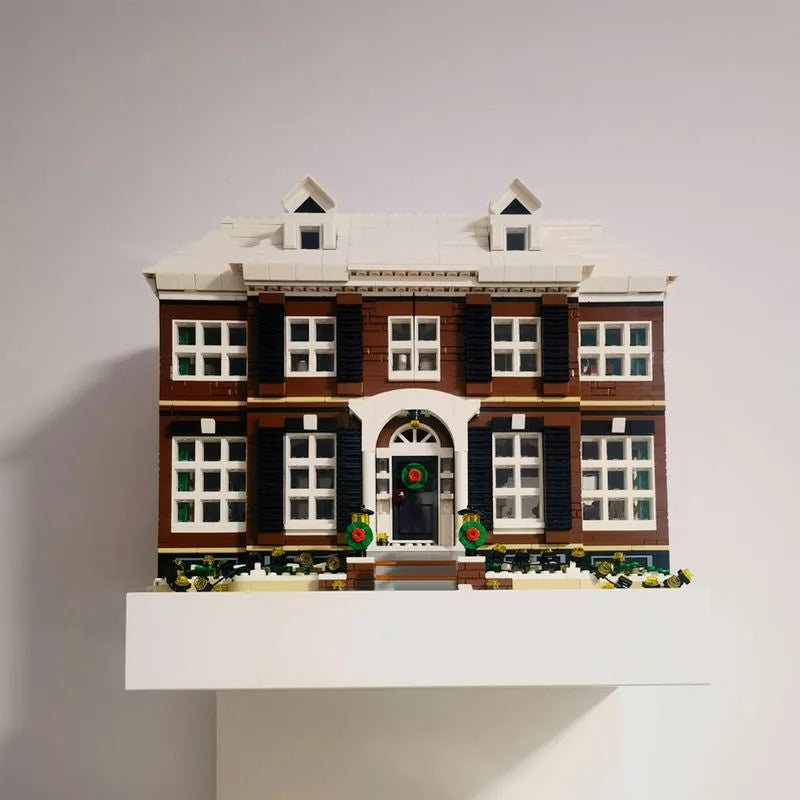 Building Blocks Creative Ideas MOC Home Alone House Bricks Toys - 5