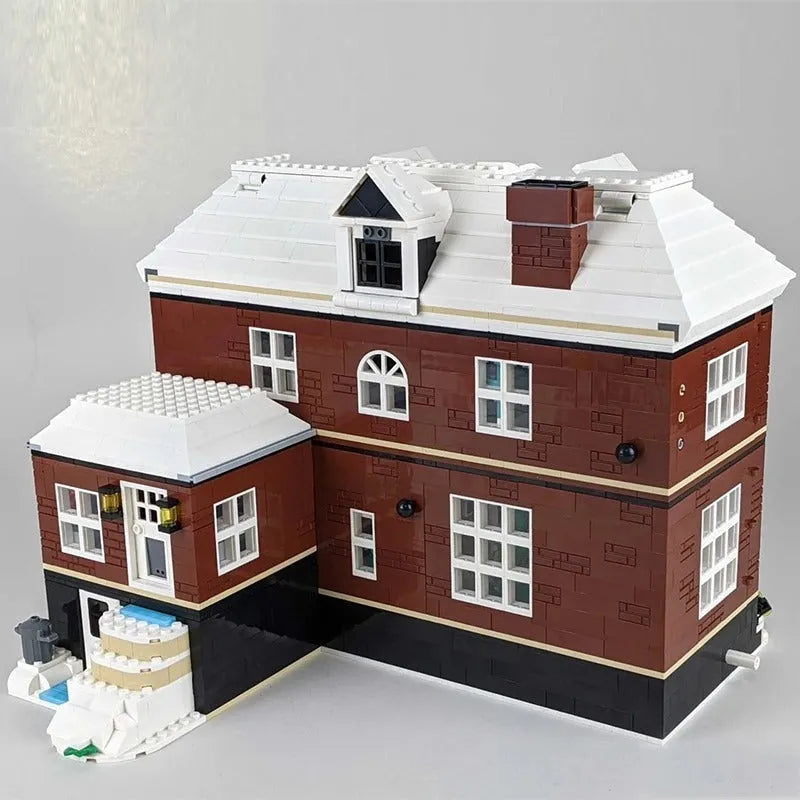 Building Blocks Creative Ideas MOC Home Alone House Bricks Toys - 13