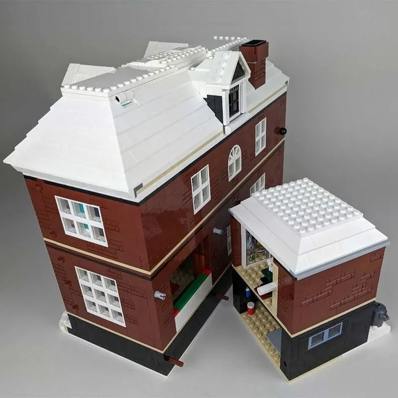 Building Blocks Creative Ideas MOC Home Alone House Bricks Toys - 3