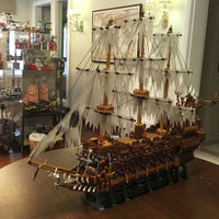 Thumbnail for Building Blocks Creative Movie MOC Flying Dutchman Pirate Ship Bricks Toys - 8