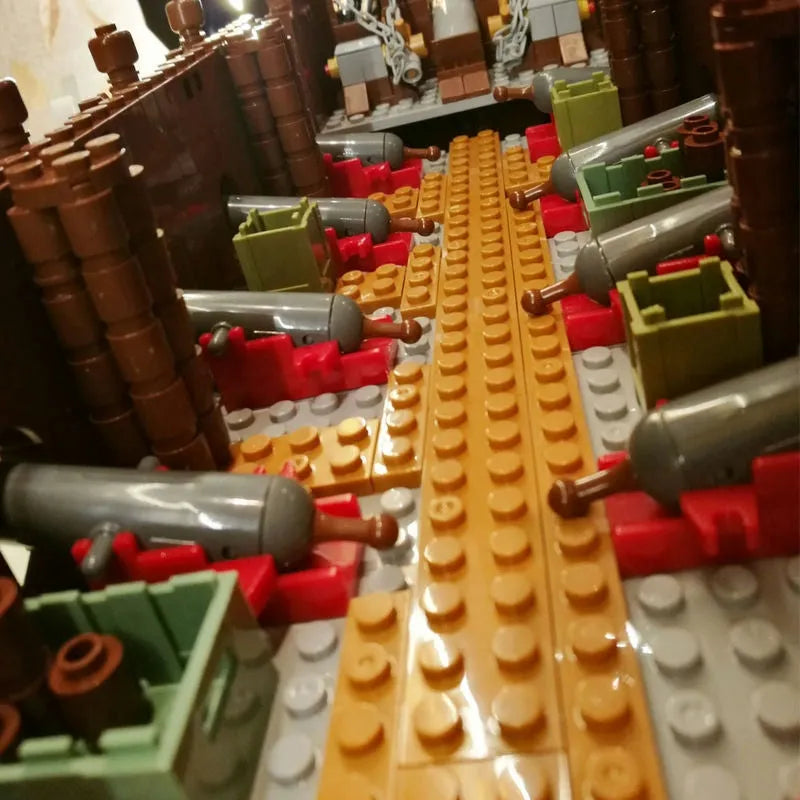 Building Blocks Creative Movie MOC Flying Dutchman Pirate Ship Bricks Toys - 11