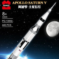 Thumbnail for Building Blocks Creator MOC Apollo Saturn V Space Rocket Toys PG13002 Construction Set Toys - 1