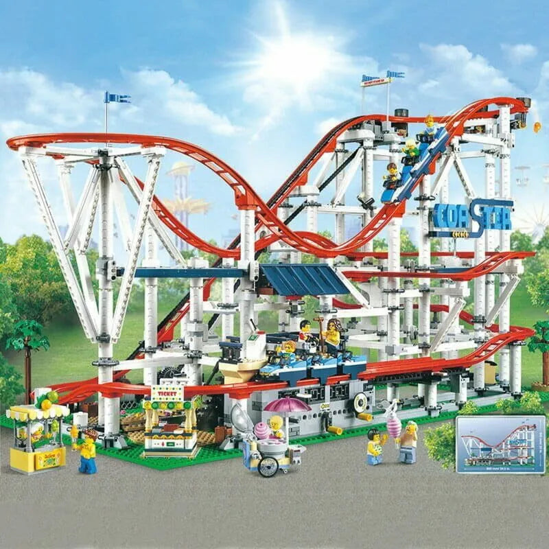 Building Blocks Creator City Experts MOC 15039 Roller Coaster Bricks Toy EU - 1