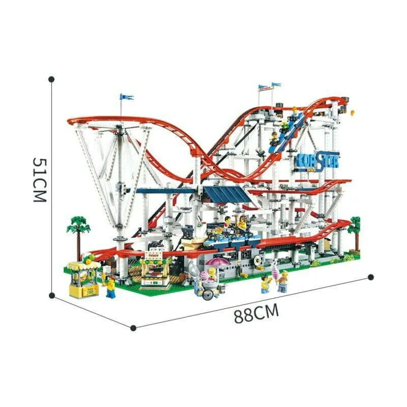Building Blocks Creator City Experts MOC 15039 Roller Coaster Bricks Toy EU - 3