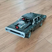 Thumbnail for Building Blocks MOC Creator Dom’s Chargers Super Racing Car Bricks Toy - 10