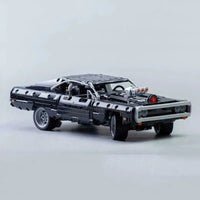 Thumbnail for Building Blocks MOC Creator Dom’s Chargers Super Racing Car Bricks Toy - 5