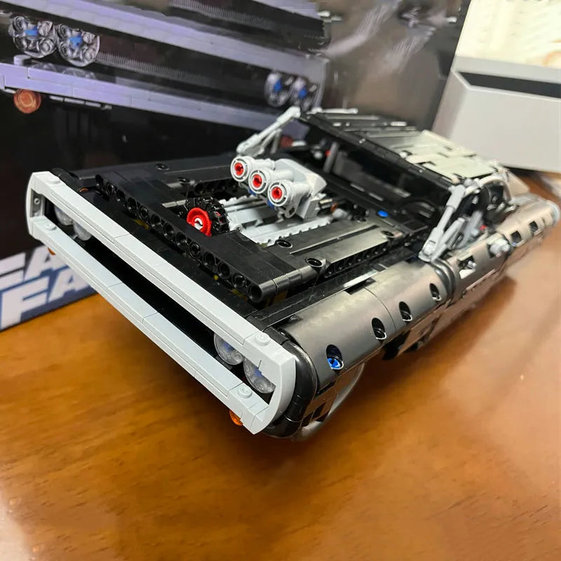 Building Blocks MOC Creator Dom’s Chargers Super Racing Car Bricks Toy - 15