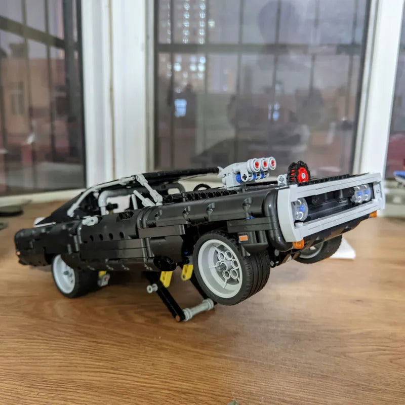 Building Blocks MOC Creator Dom’s Chargers Super Racing Car Bricks Toy - 14