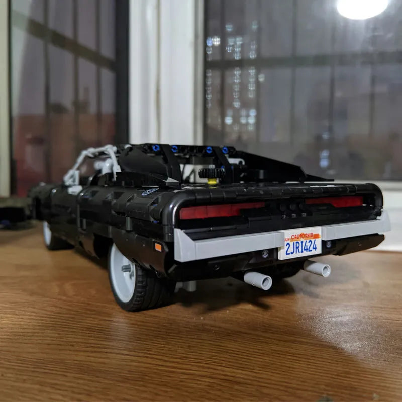 Building Blocks MOC Creator Dom’s Chargers Super Racing Car Bricks Toy - 13
