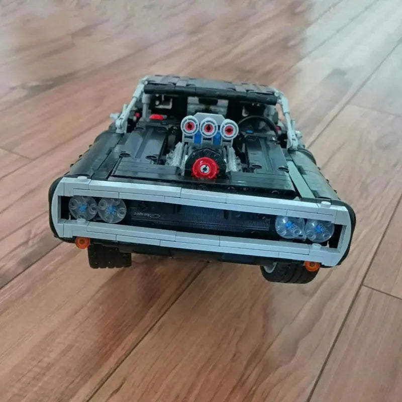 Building Blocks MOC Creator Dom’s Chargers Super Racing Car Bricks Toy - 9