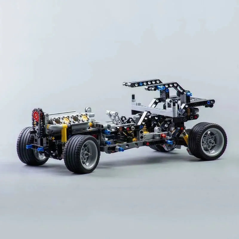 Building Blocks MOC Creator Dom’s Chargers Super Racing Car Bricks Toy - 6