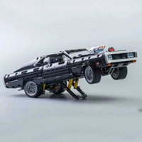 Thumbnail for Building Blocks MOC Creator Dom’s Chargers Super Racing Car Bricks Toy - 7