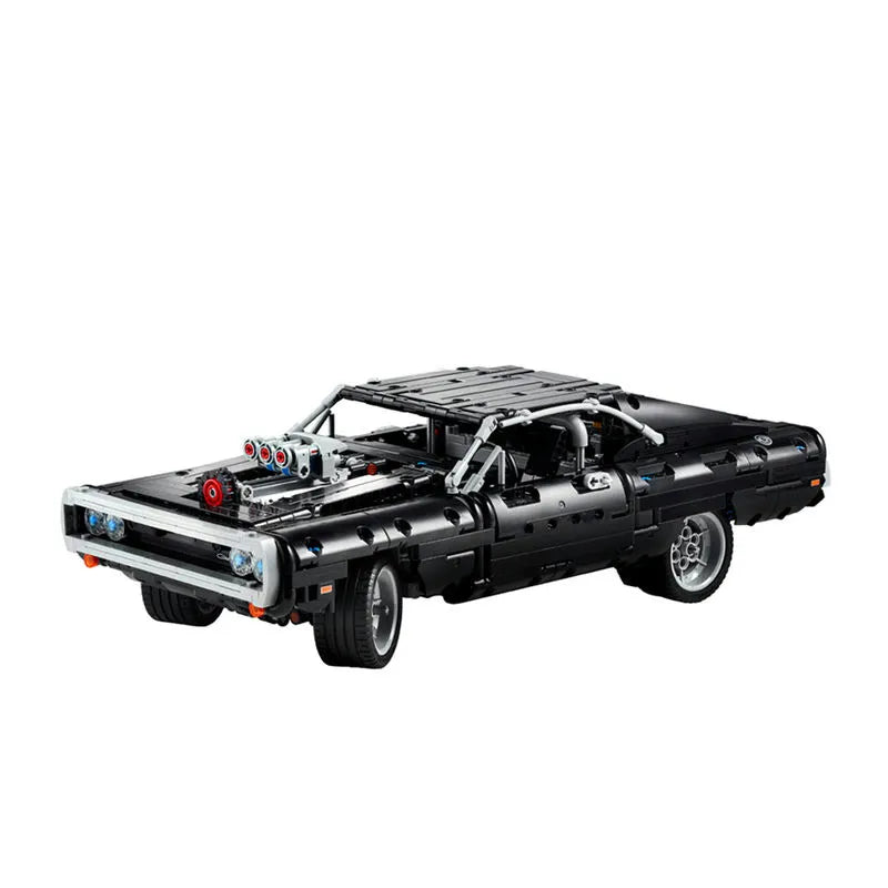 Building Blocks MOC Creator Dom’s Chargers Super Racing Car Bricks Toy - 1