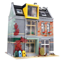 Thumbnail for Building Blocks Creator Expert MOC Bikes Shop Street Bricks Toy - 3