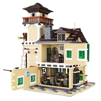Thumbnail for Building Blocks Creator Expert MOC Boat House Diner Bricks Toy Construction Set Toys - 6