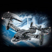 Thumbnail for Building Blocks MOC Creator Expert Boeing Bell V22 Osprey Bricks Toys - 2