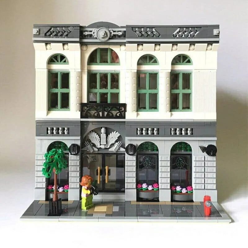Building Blocks MOC Creator Expert City Brick Bank Bricks Toys EU - 2