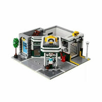 Thumbnail for Building Blocks MOC Creator Expert City Corner Garage Bricks Toys EU - 16