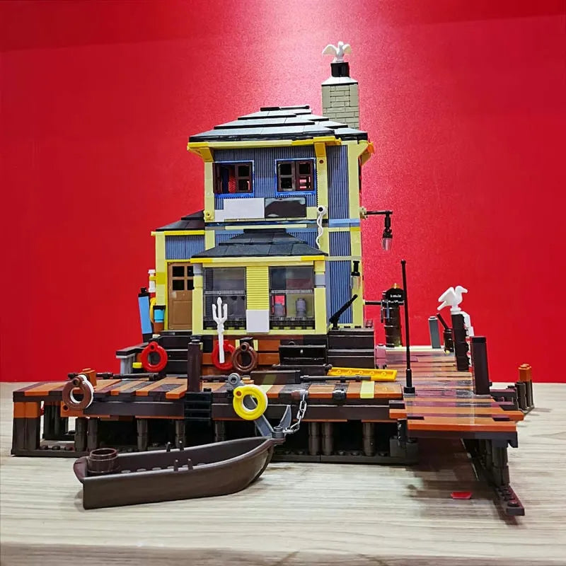 Building Blocks Creator Expert MOC City Dive Shop Bricks Toy Construction Set Toys - 3